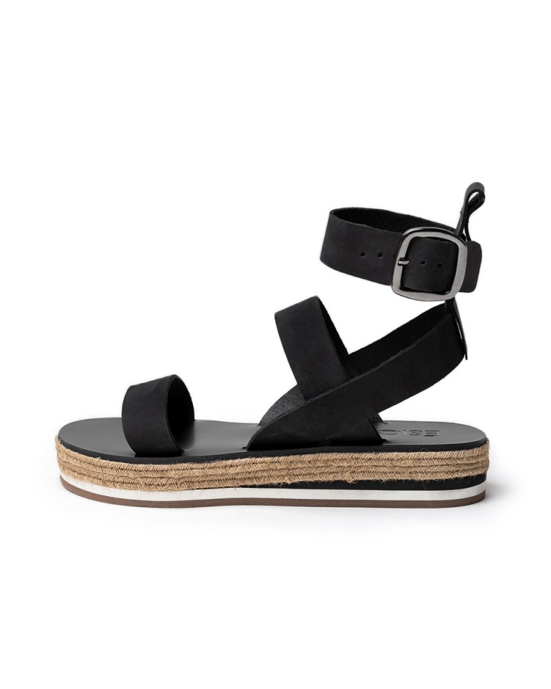 MERTONAS, BLACK, Premium Leather Sandals 1, esiot ss22