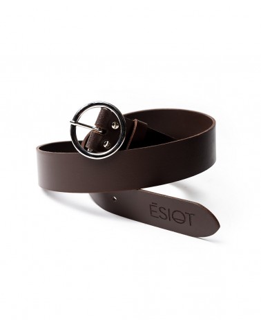 Leather Belt, Brown 1, ESIOT ™ ss22
