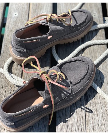 Pounta, Dark Grey, Boat Shoes 5, ESIOT ™ ss22