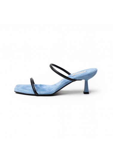 BONENTINO, BABY BLUE, Strappy Heeled Mules 5, ESIOT ™ ss22