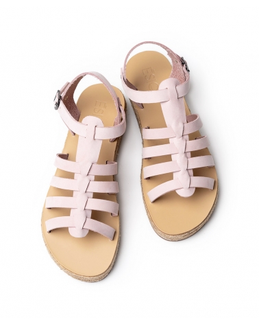 menetes, nude pink, gladiator sandals, esiot ss22
