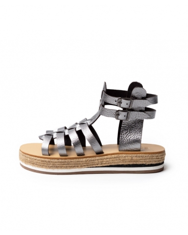 diakoftis, silver, gladiator sandals 1, esiot ss22,