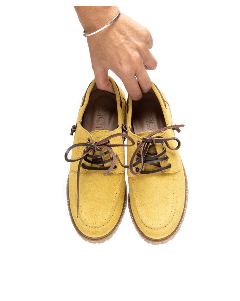 FAKOS | DUSTY YELLOW, ESIOT Boat Shoes 1,  ss23