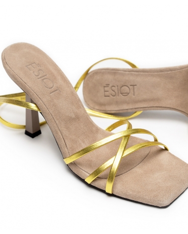 PARADISI | METALLIC LIME, ESIOT Strappy High Heels 15, SS23