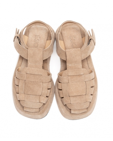 ANEMOESA, NUDE, ESIOT Fisherman Leather Sandals 1, esiot ss23