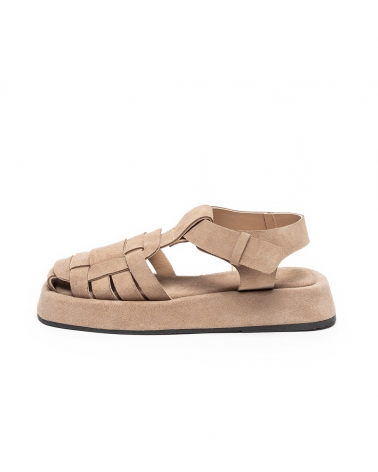 ANEMOESA, NUDE, ESIOT Fisherman Leather Sandals 3, esiot ss23
