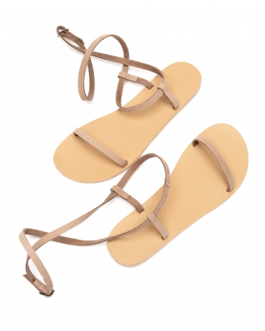 NEFTINA, NUDE, ESIOT leather strappy sandals 4, ESIOT  ss23
