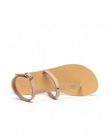 IPSIPILI, NUDE, ESIOT leather strappy sandals 1, ESIOT  ss23