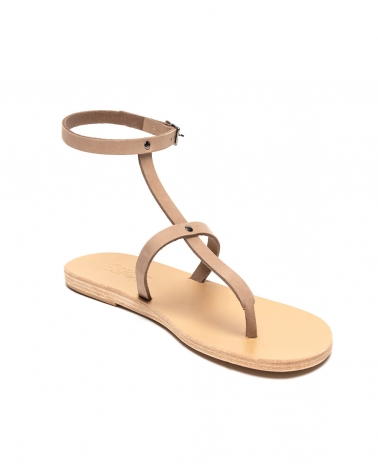 IPSIPILI, NUDE, ESIOT leather strappy sandals 5, ESIOT  ss23