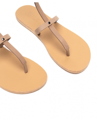 IPSIPILI, NUDE, ESIOT leather strappy sandals 6, ESIOT  ss23