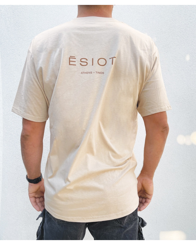 ESIOT T-Shirt, Beige and Brown