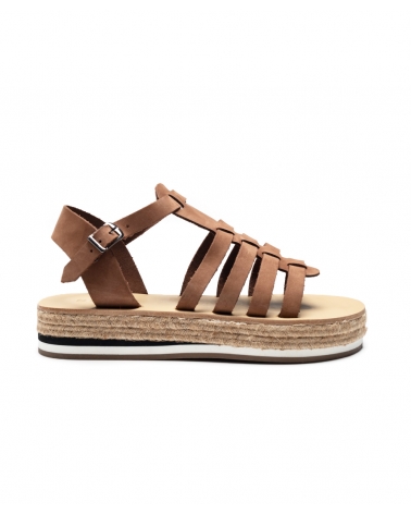 LAOUTI, BROWN, ESIOT gladiator sandals, esiot ss24, 5