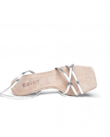 ISTERNIA,  SILVER SAND, High Heels Ankle Strap 3, ESIOT ss24