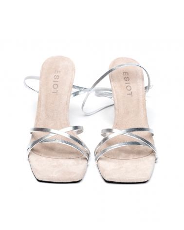 ISTERNIA,  SILVER SAND, High Heels Ankle Strap 1, ESIOT ss24