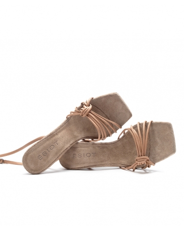 KOMI, NUDE, High Heels Ankle Strap Knot Detail 1, ESIOT ss24
