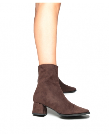 EBONY, BROWN ESIOT ANKLE BOOTS, AW2425, 5