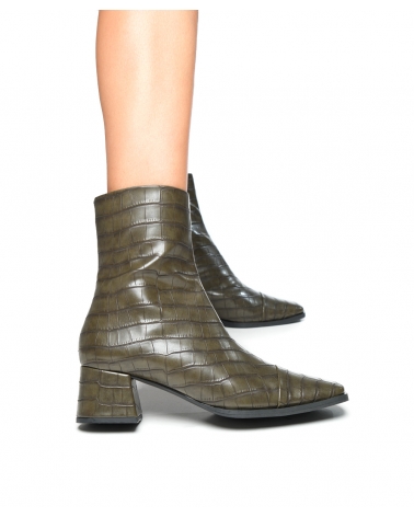 IRIS, OLIVE ESIOT ANKLE BOOTS, AW2425, 1