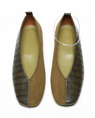 OLIVIA, OLIVE BRACELET BALLERINA FLATS, ESIOT AW2425, 4