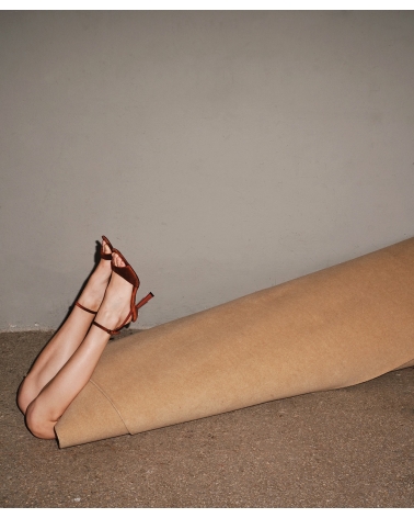 SIENNA, TERRACOTTA VELVET HIGH HEELS, AW2425,11