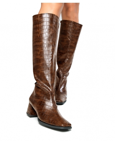 LAYLA, BROWN ESIOT BOOTS, AW2425, 4