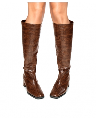 LAYLA, BROWN ESIOT BOOTS, AW2425, 5