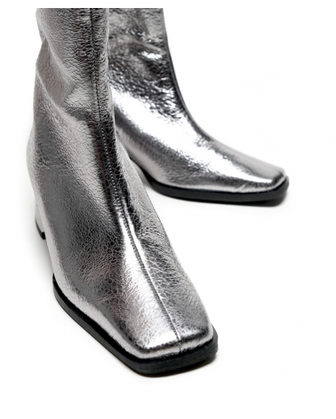 LUNA, silver ESIOT boots, AW2425, party edition collection, 12